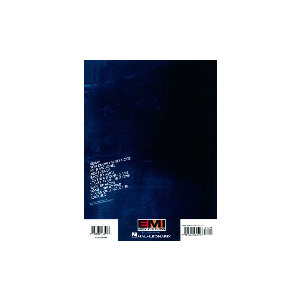 Hal Leonard Amy Winehouse Back to Black – Thomann Ireland