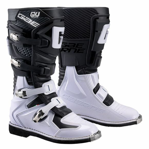 Gaerne GXJ BLACK/WHITE JUNIOR cross boots - Black / WhiteRef: GA0164