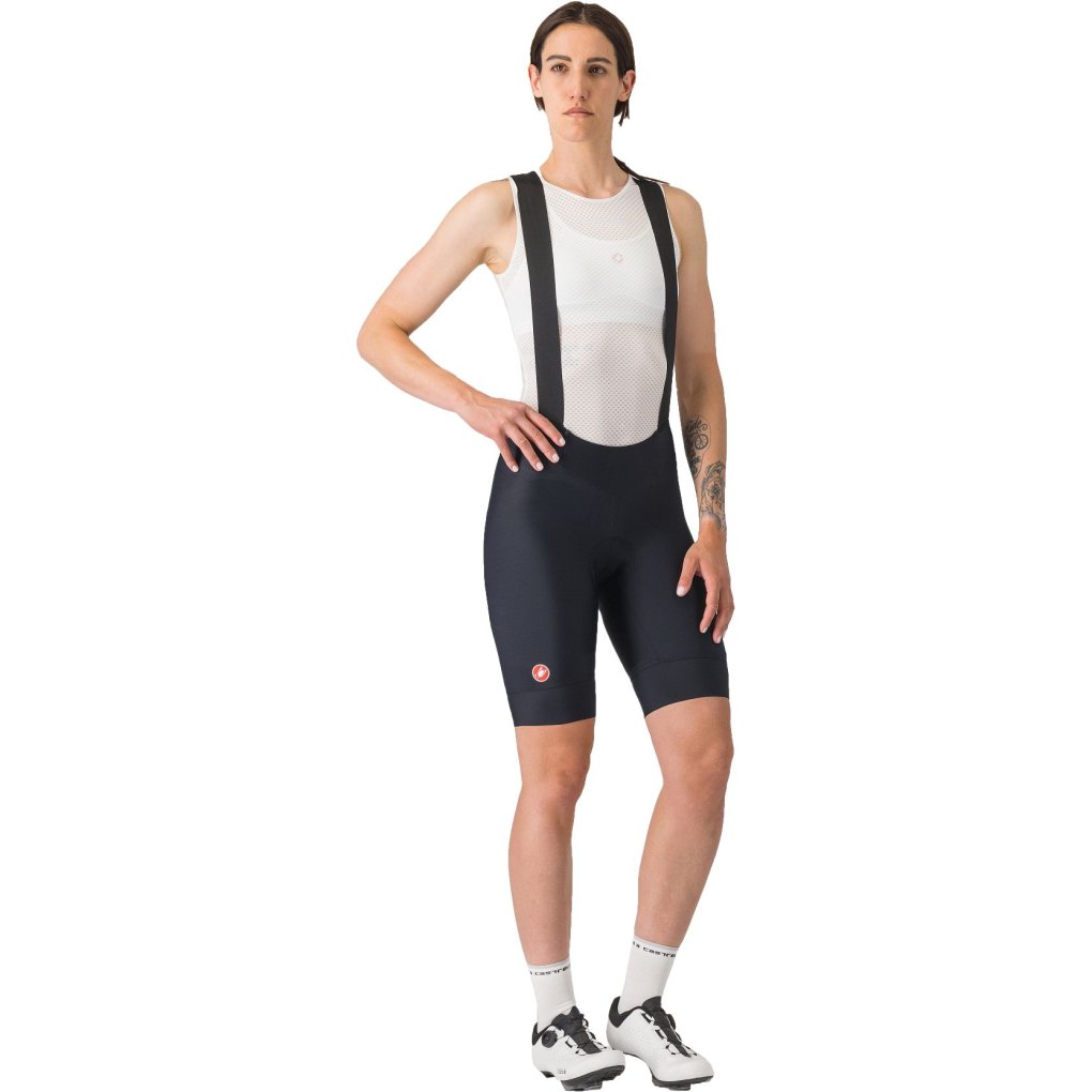Castelli Prima 2 DT Bibshorts Women - black/black 010