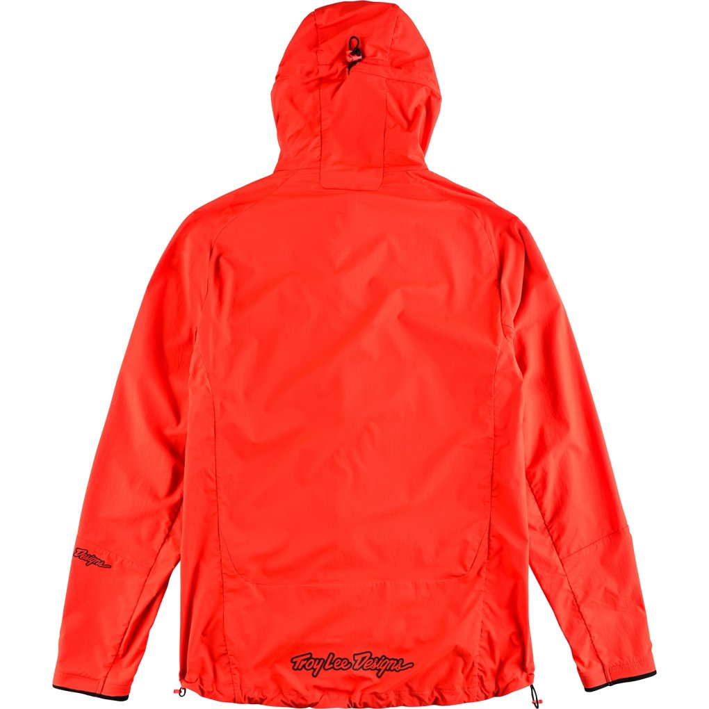 Troy Lee Designs Drift Windbreaker Jacket Men - Mono Fire Orange