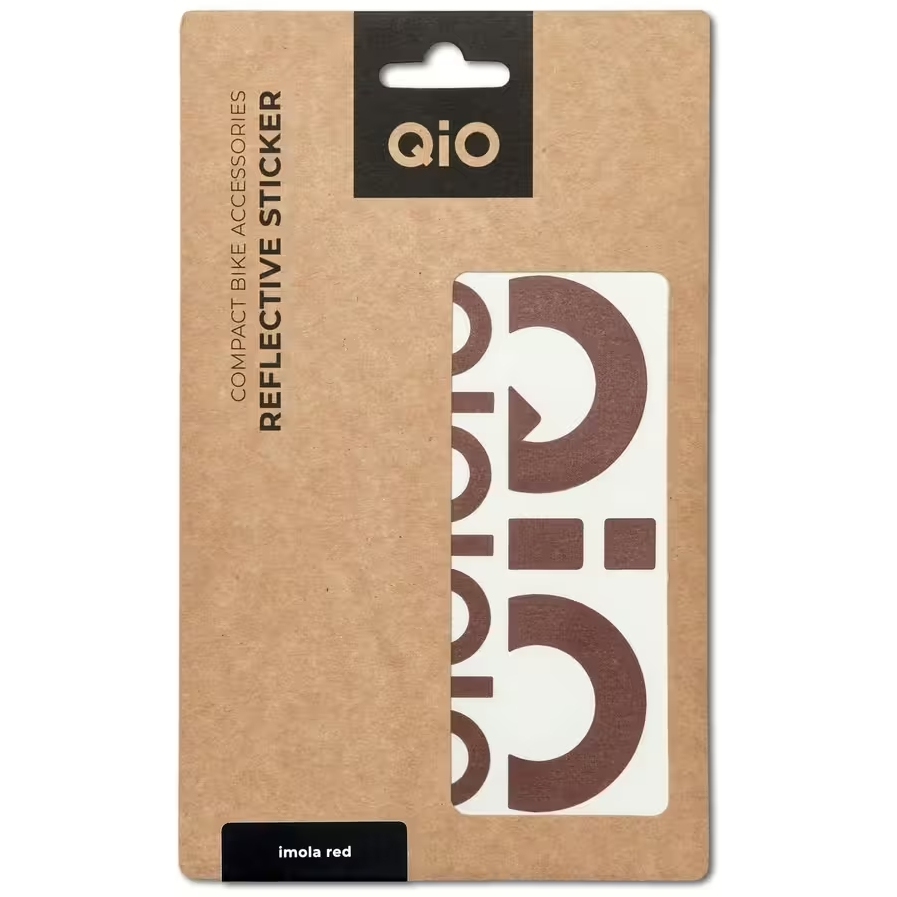 QiO Reflective Sticker - for frame color imola red matt