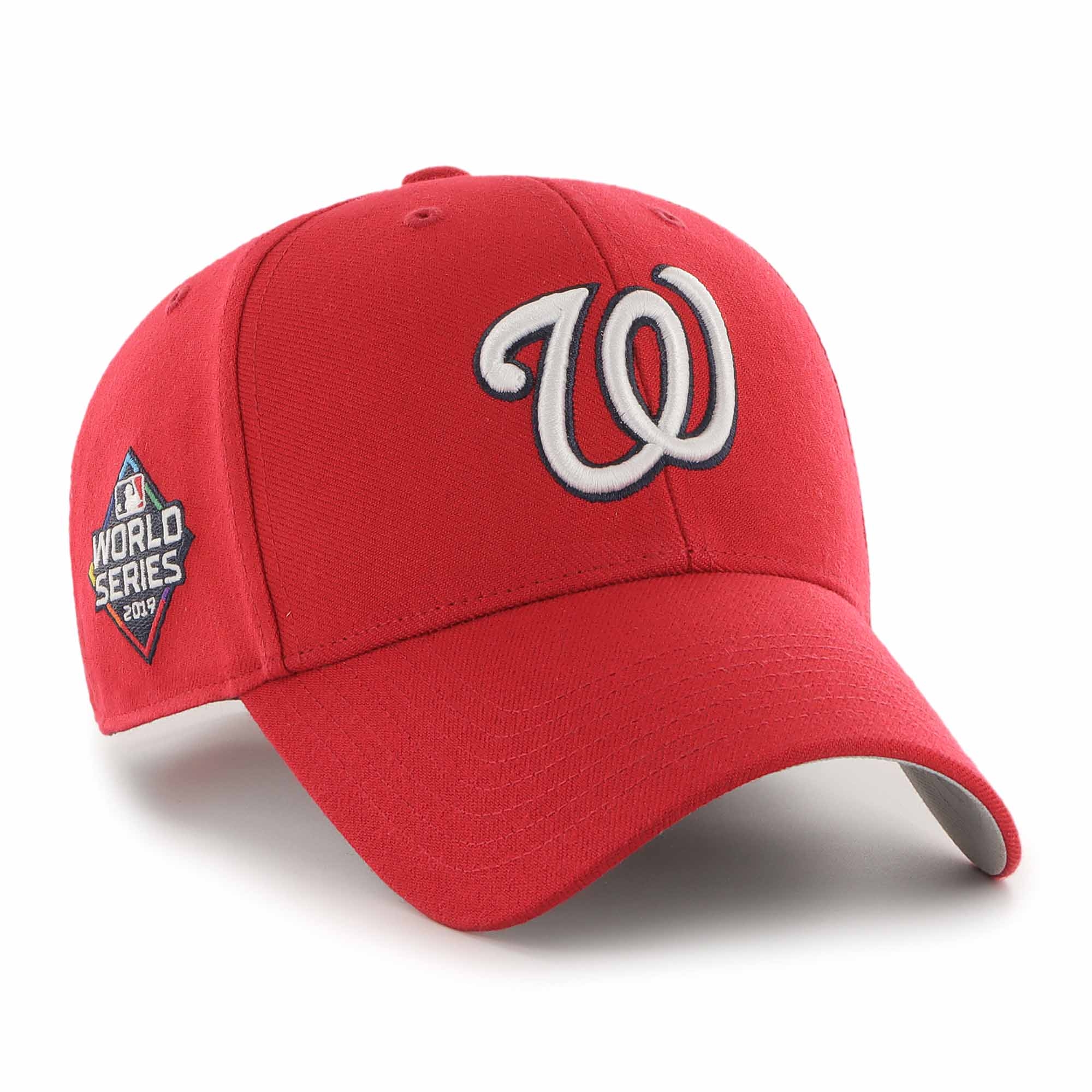 Washington Nationals 2019 World Series '47 MVP Snapback MLB Cap Red
