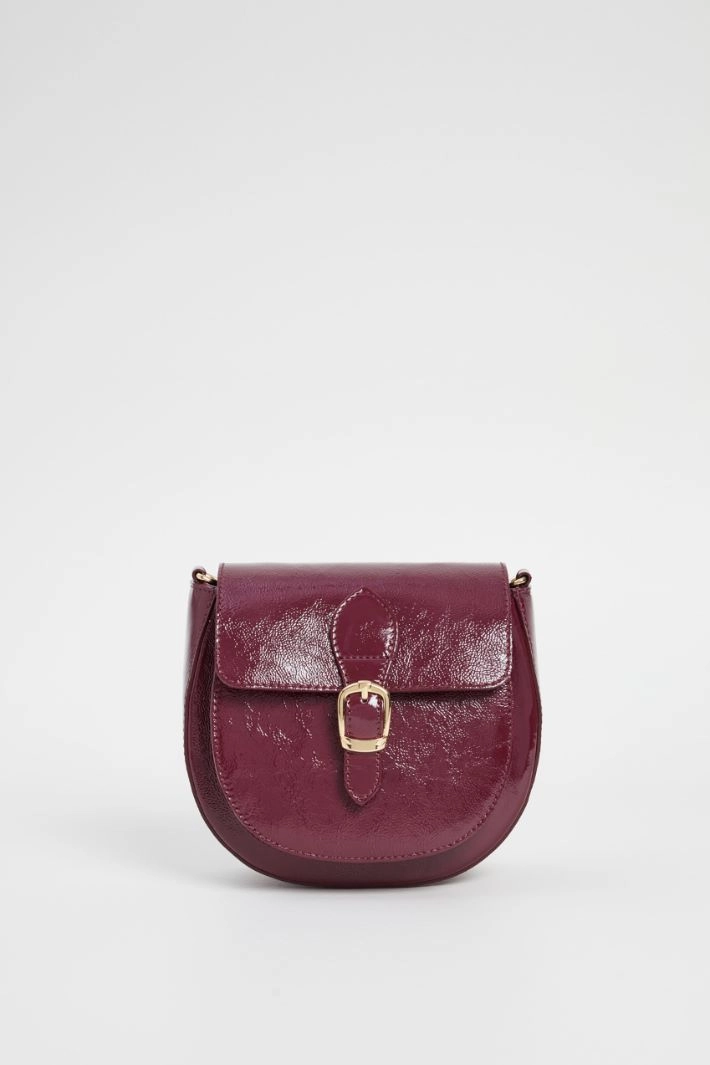 Patent leather bag - MAUVE