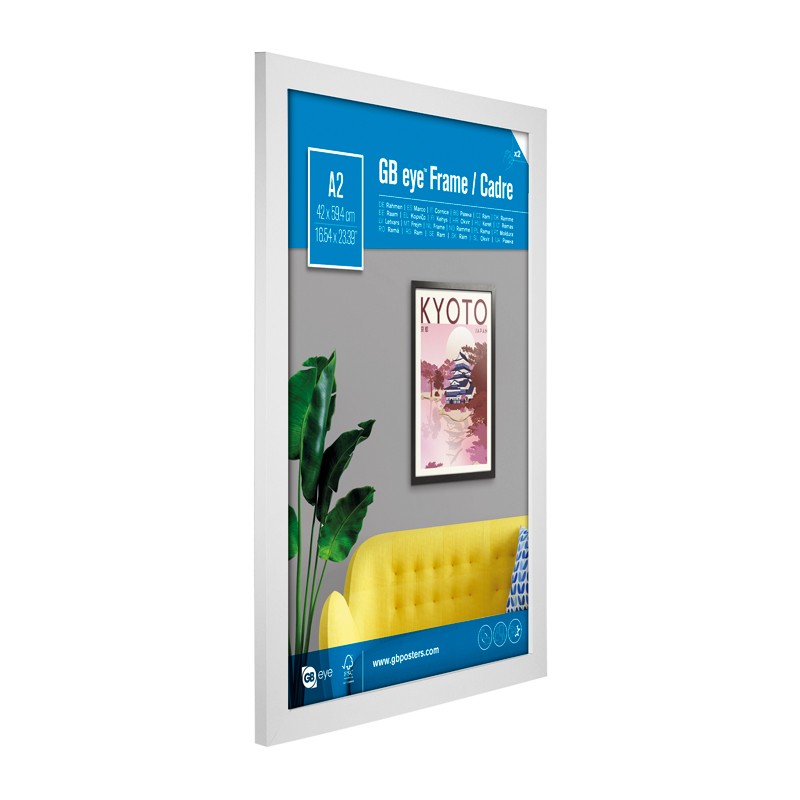 MDF White Frame A2 (42 x 59,4 cm)
