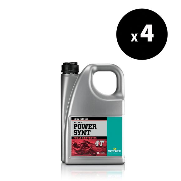Huile moteur Motorex Power Synt 10W50 4L (x4) UniverselRef : MX00151A / 3033573
