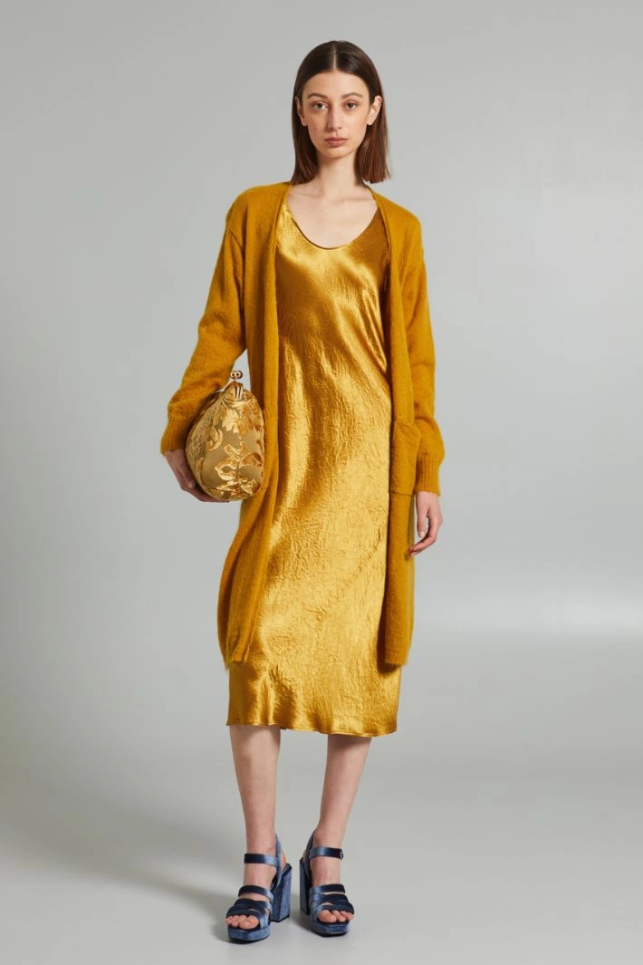 Slip dress with U-neckline - OCHRE