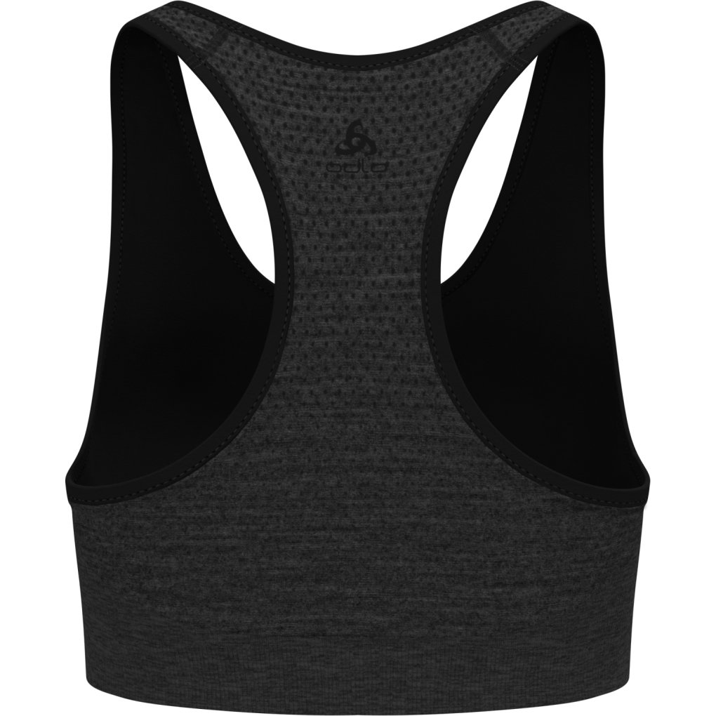 Odlo Seamless Medium-Support Sports Bra Women - black melange