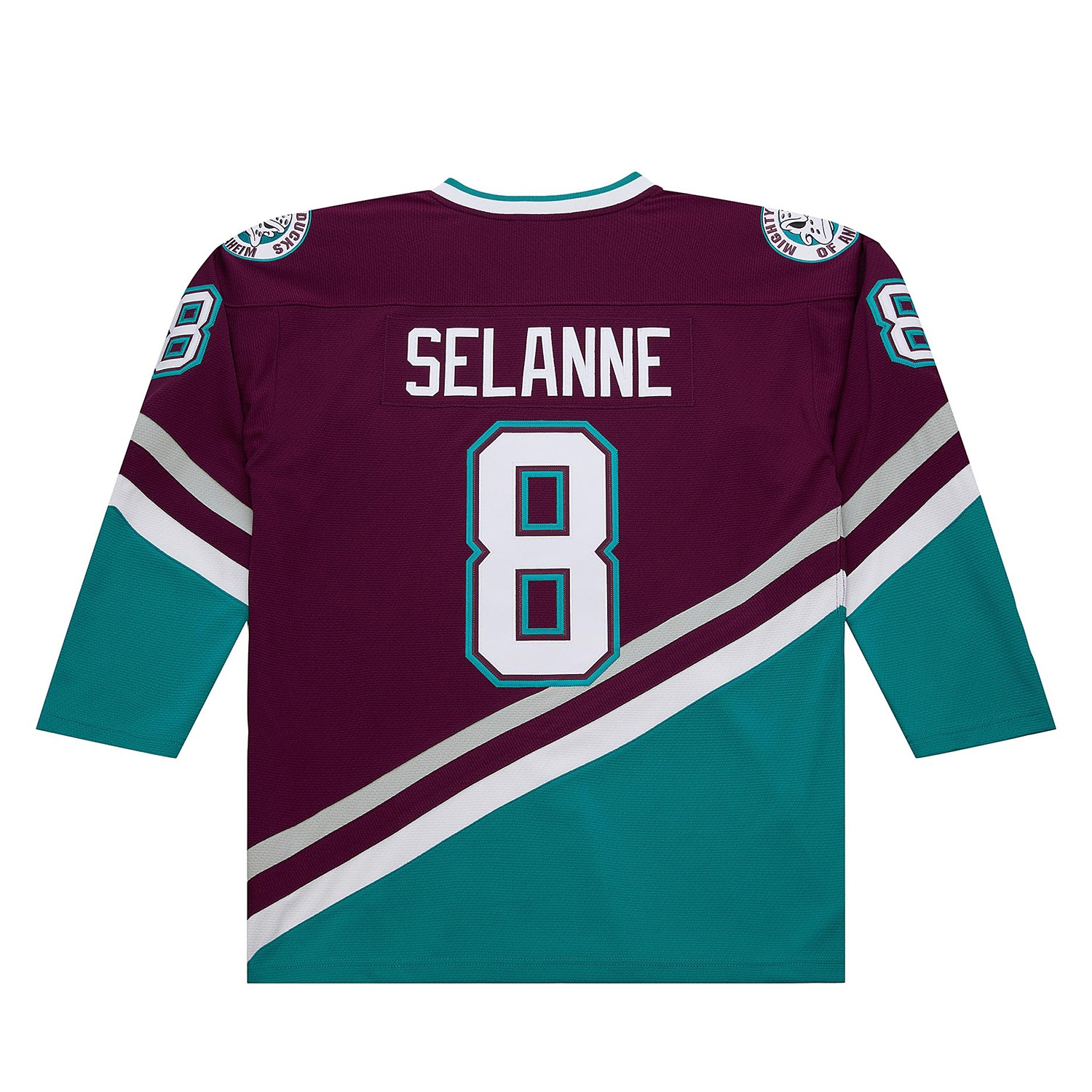 Teemu Selanne #8 Anaheim Mighty Ducks 1996-97 Premium Power Play NHL Jersey Purple