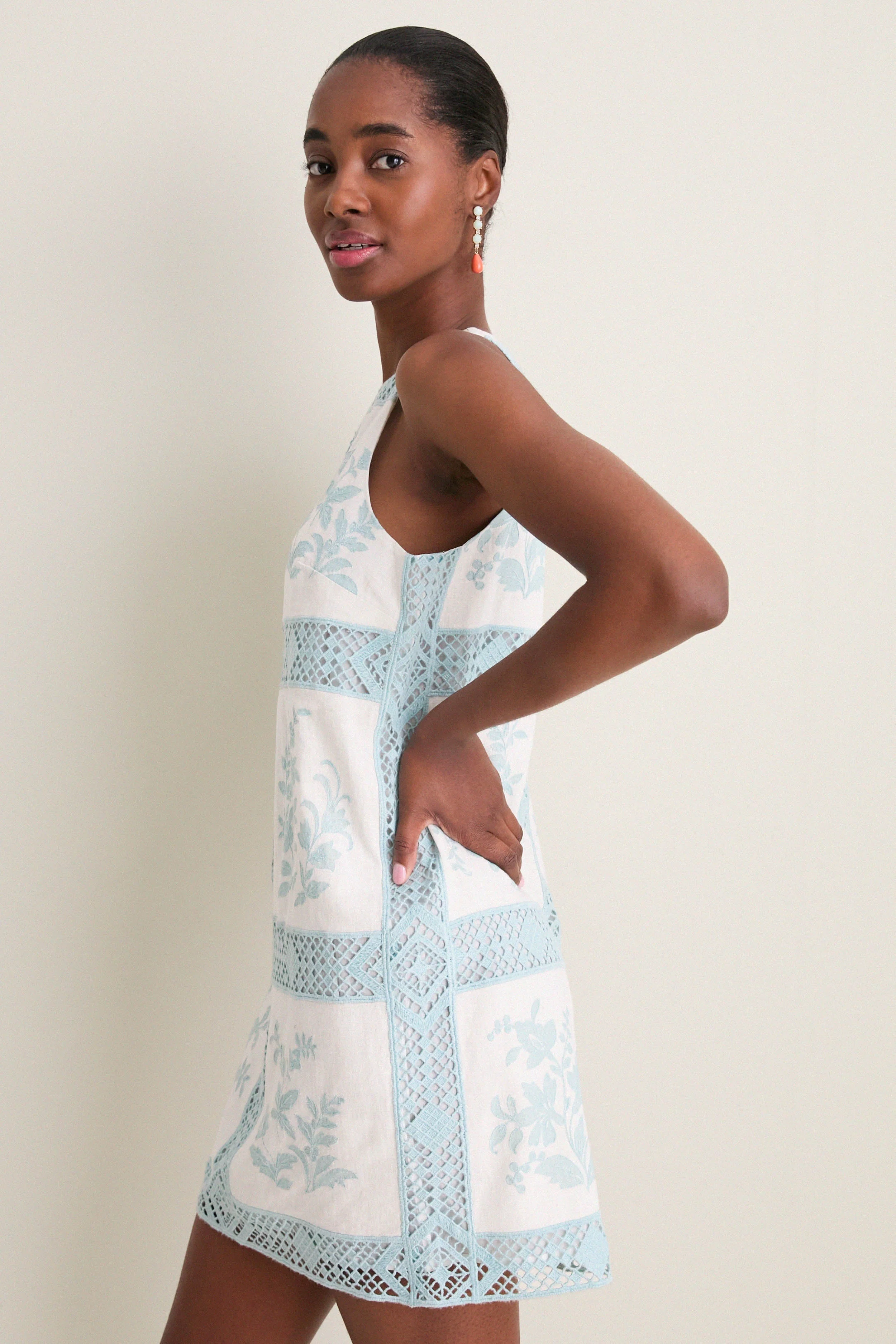 Amalfi Tile Lace Sconset Dress
