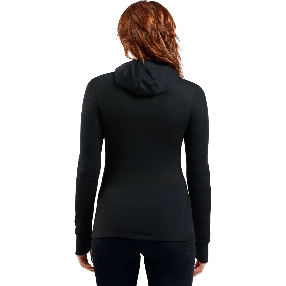 Odlo Active Warm Long-Sleeve Base Layer Top with Facemask Women - black