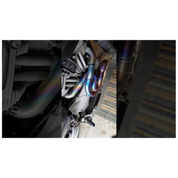 Complete Zard Titanium Carbon Line - stainless steel tipHARLEY DAVIDSON 1200 XR 1200 - 2009 - 2012Ref: Zad00505A / Zhd513T00Csr-Std