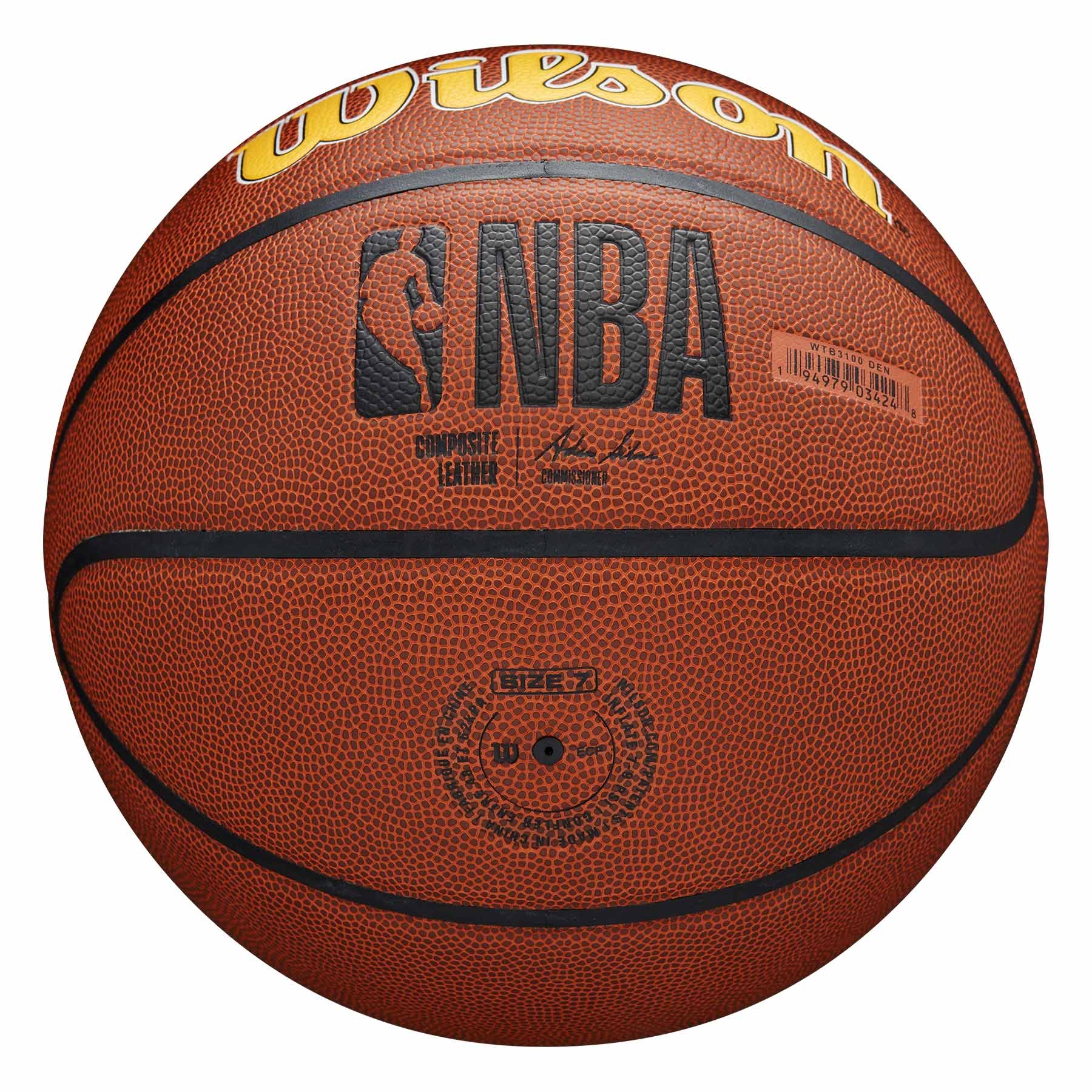 Denver Nuggets Wilson Team Alliance Basketball (Size 7)