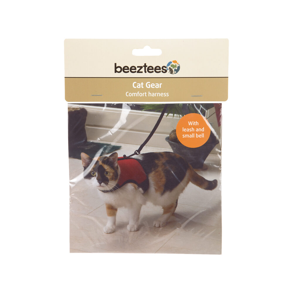 Beeztees Cat Harness - Red