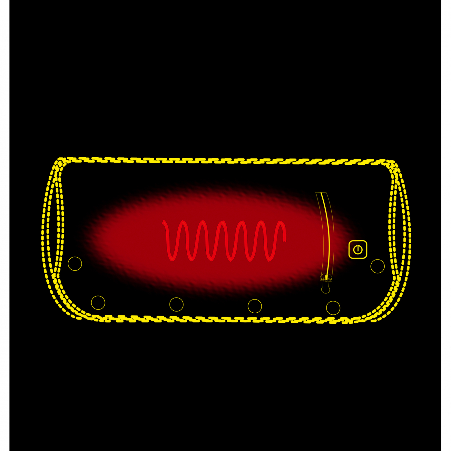 il Lago Red Level Multifunctional Muff, Heatable (Olive)