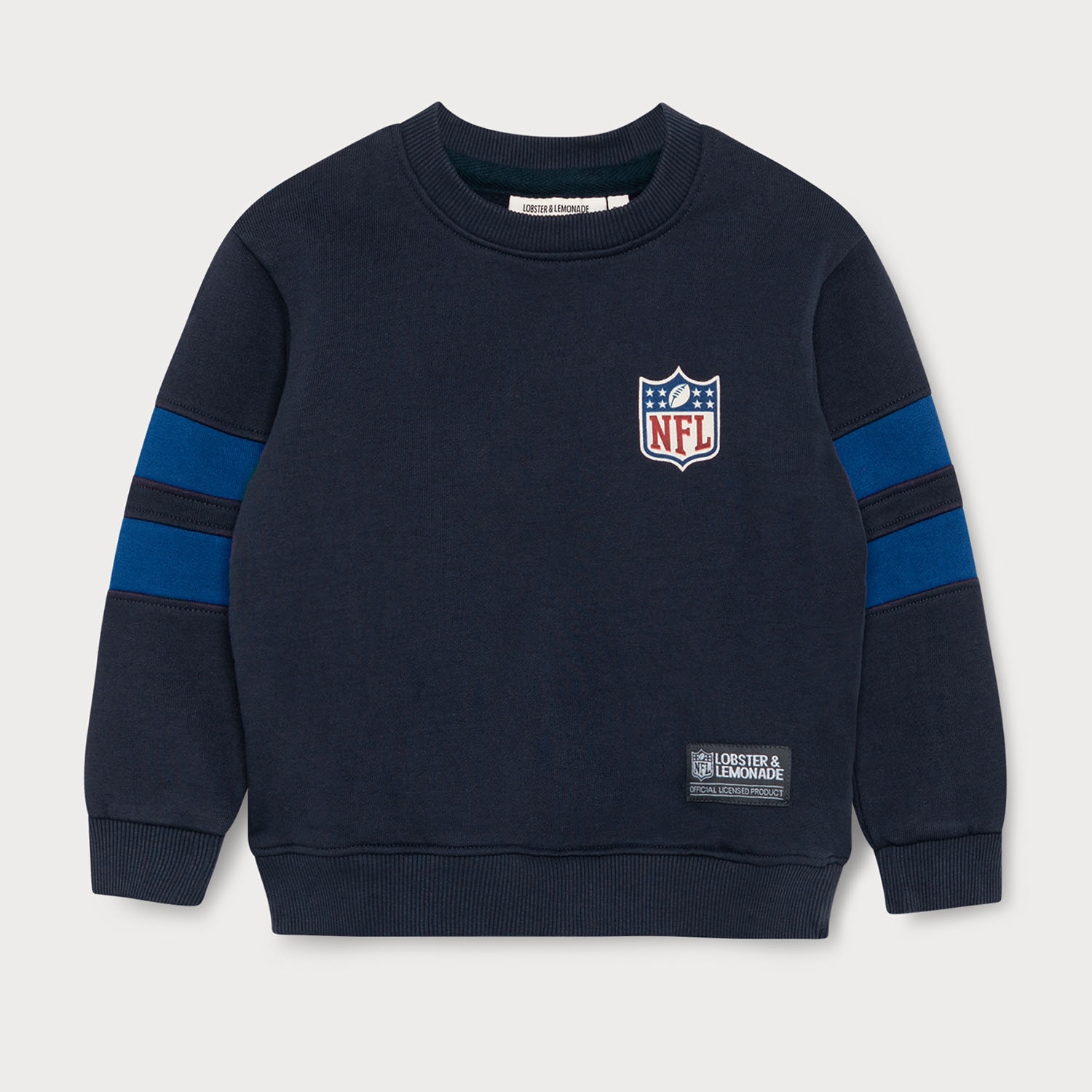 Benjamin als Footballer L&L '96 Crew Box NFL Sweater Navy (KIDS)