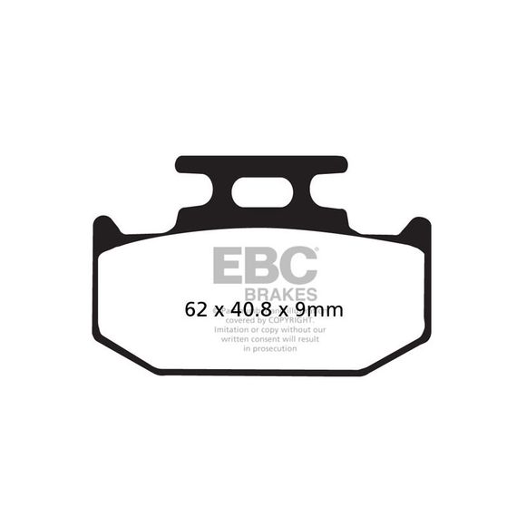 EBC Organic Rear Brake PadsRef: FA152TT / 17220250