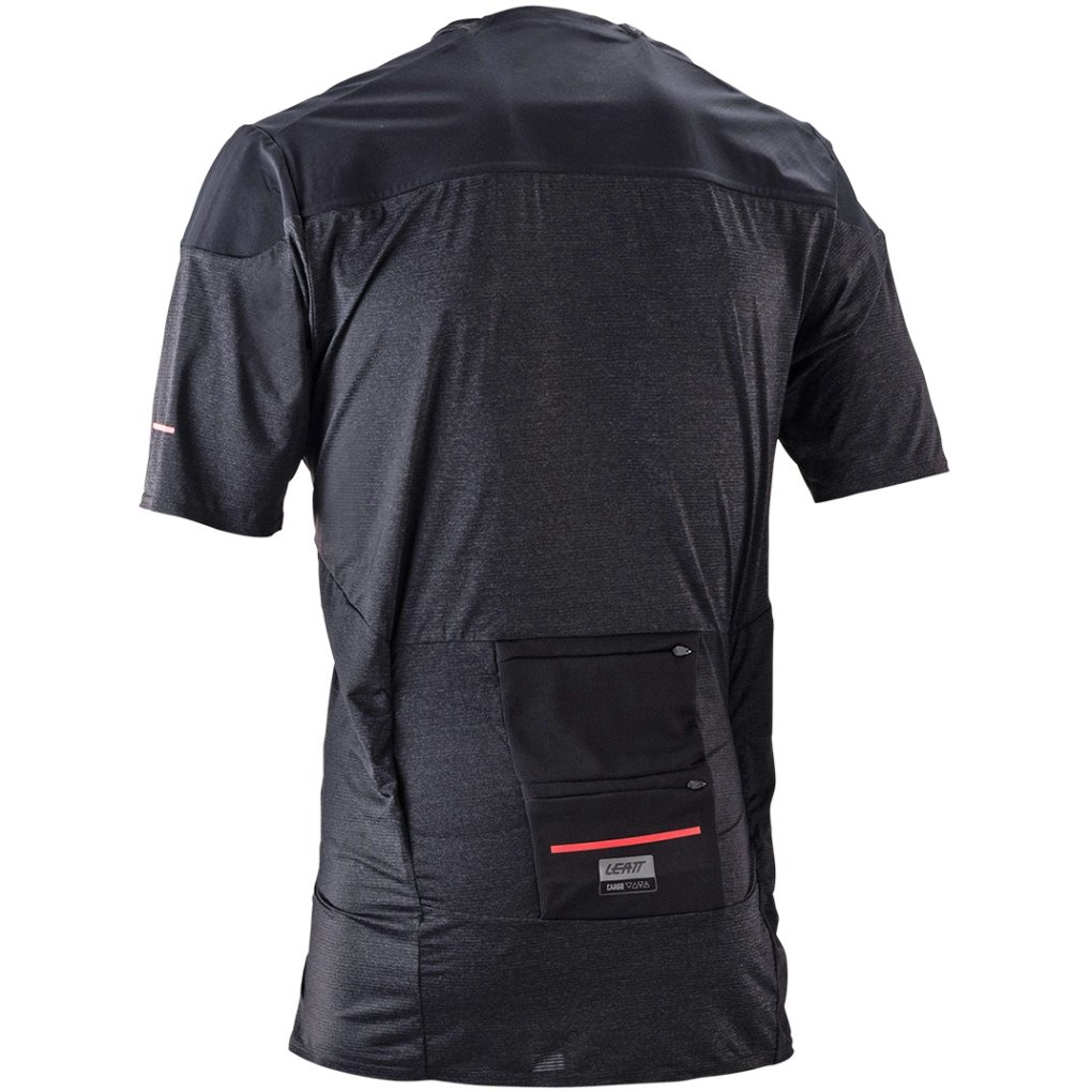 Leatt Trail 6.0 Cargo MTB Jersey Men - ghost black