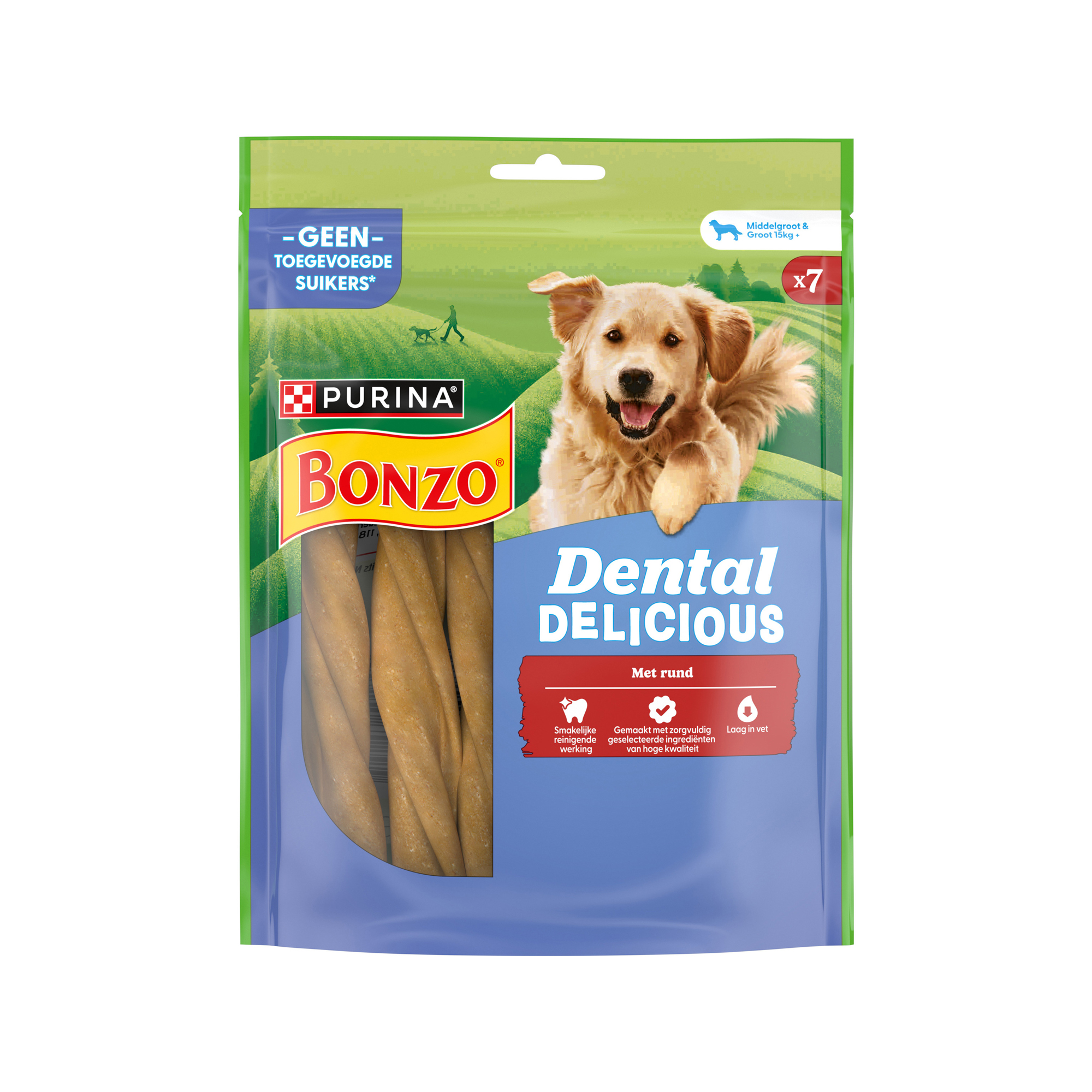 Bonzo Dental Delicious - Medium - Beef - 200 g