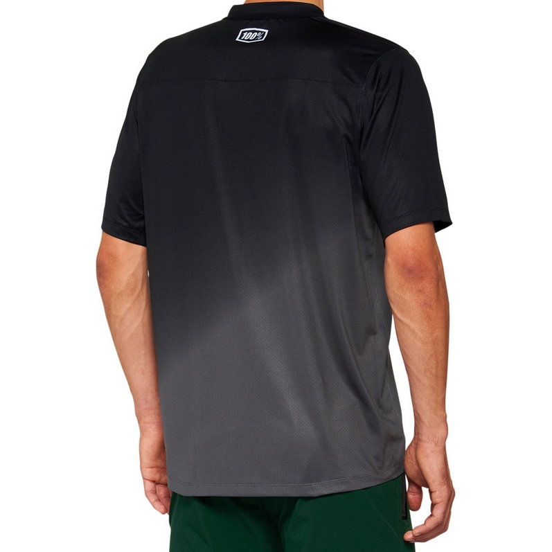 100% Celium Short Sleeve Bike Jersey Men - black/charcoal