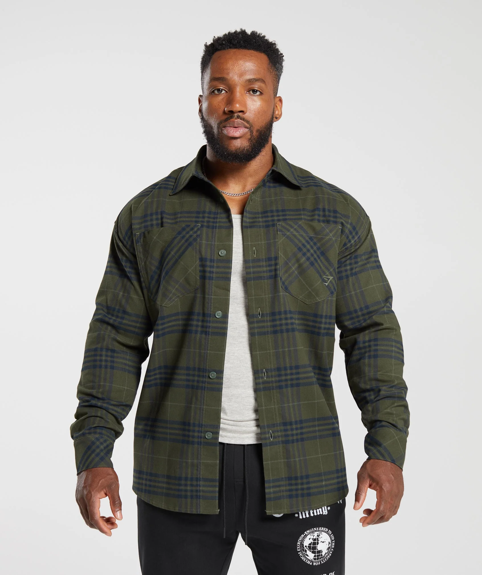 Check Shirt Core Olive