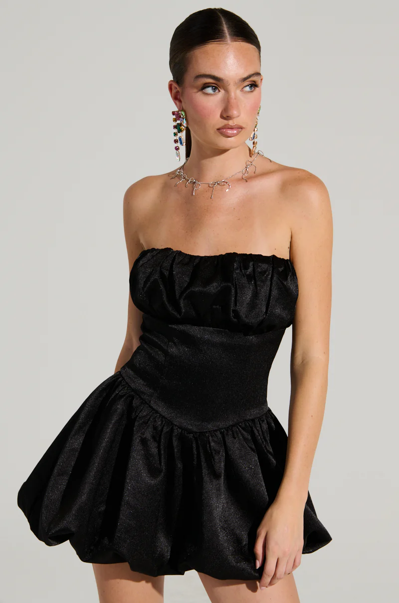 Im Just A Girl Satin Mini Dress