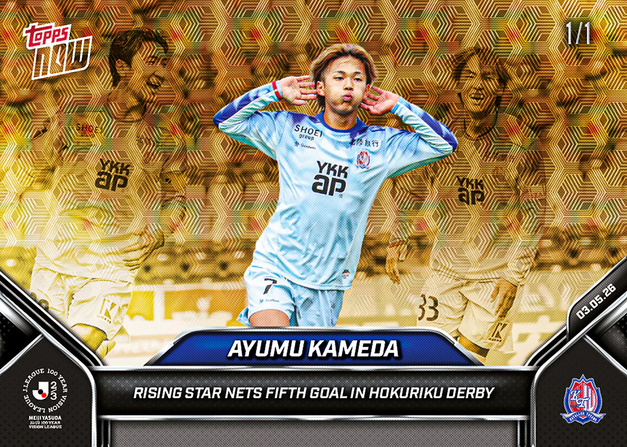 Ayumu Kameda - 2026 J.League® Topps NOW® - Card 17