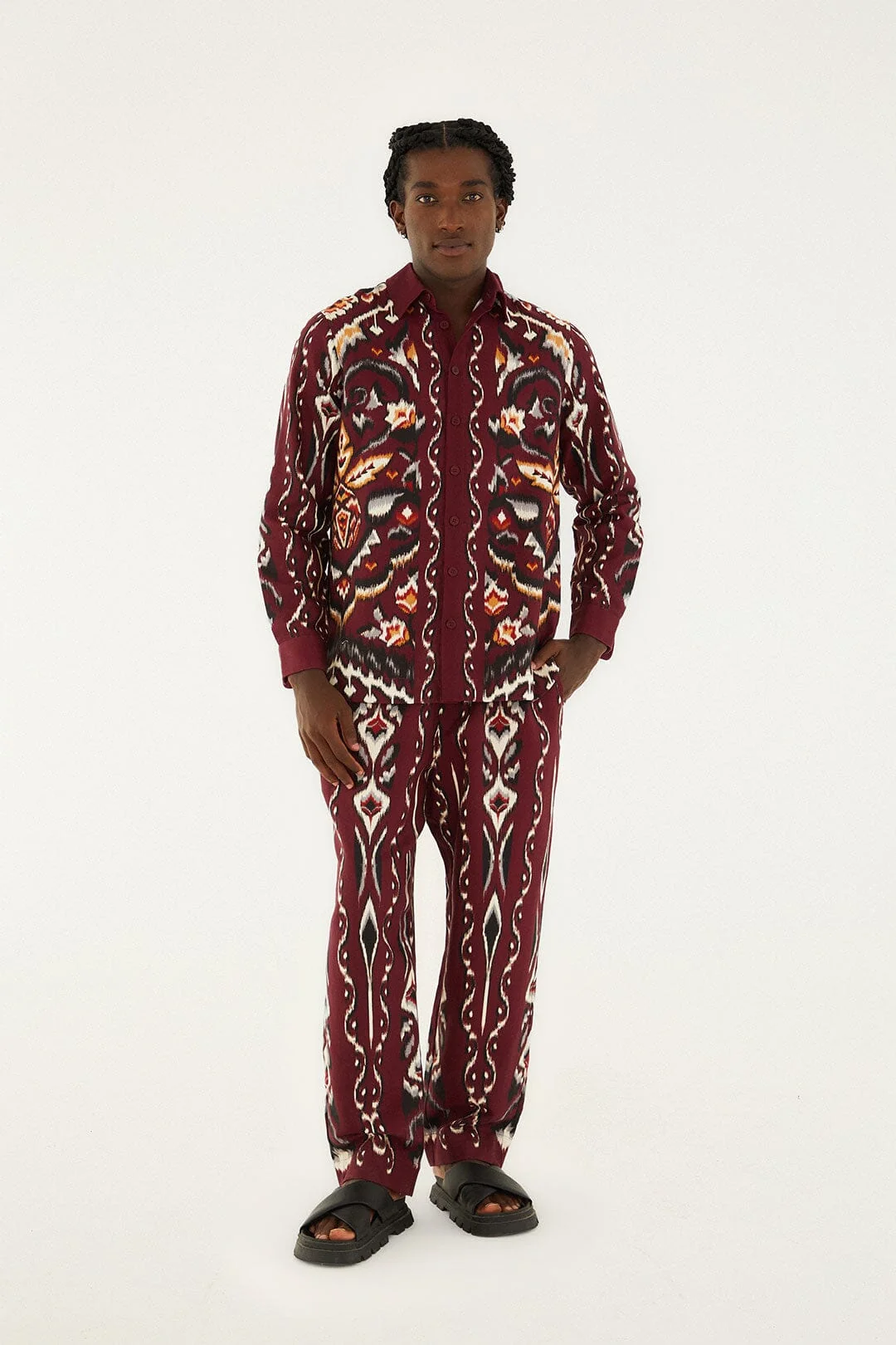 Sand Ainika Pineapple Ikat Pants