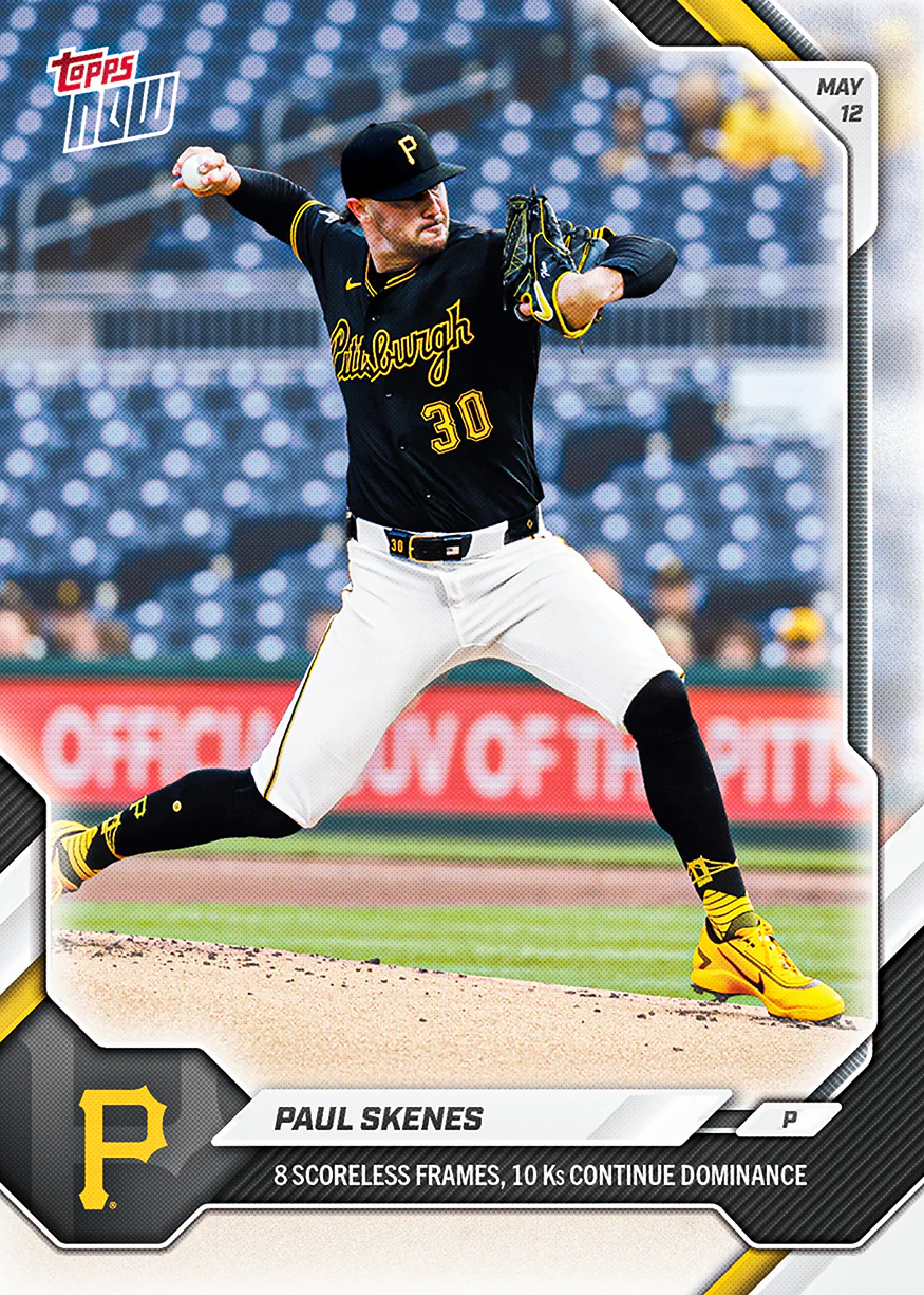 Paul Skenes - 2026 MLB Topps NOW® - Card 191