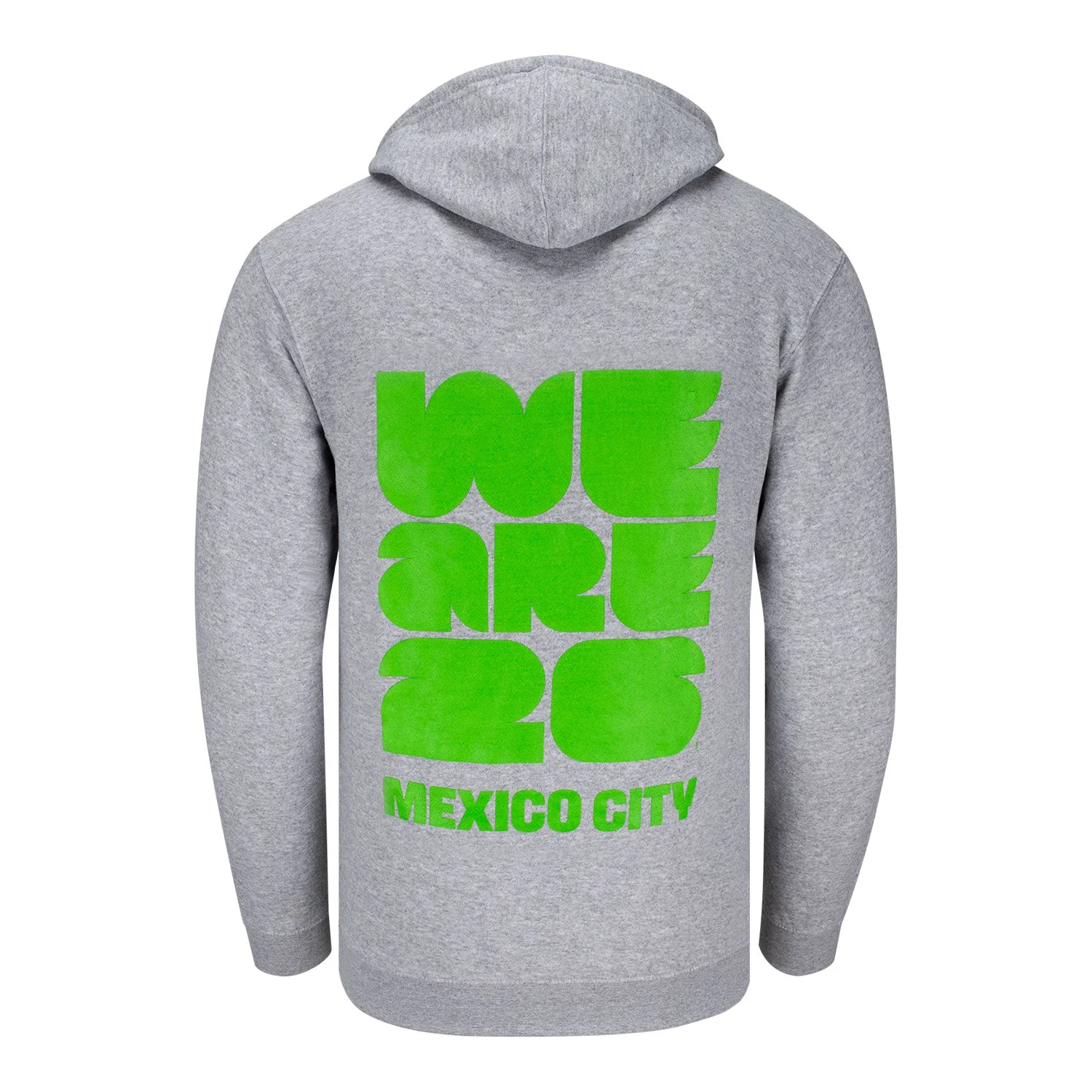 2026 Soccer Fan Collection Mexico City Grey Hoodie - Unisex