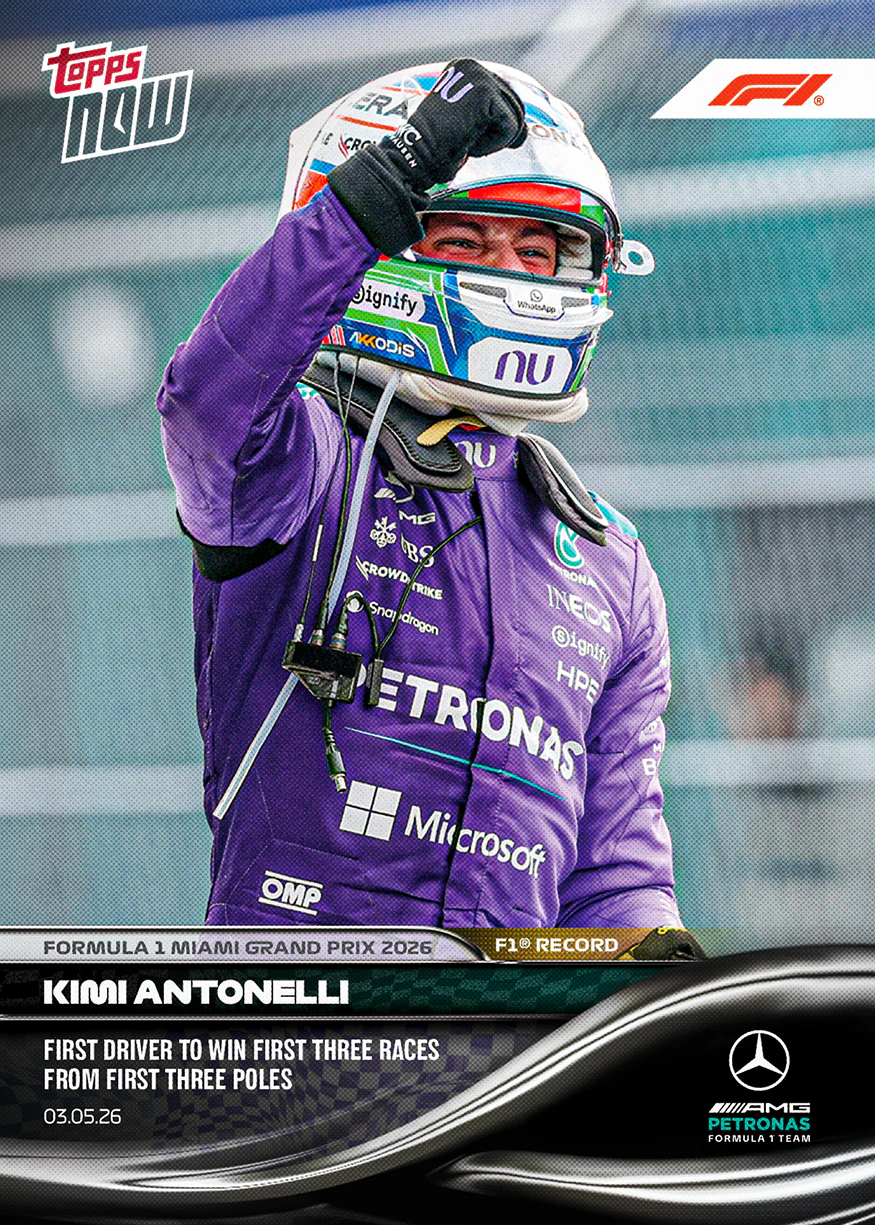 Kimi Antonelli - 2026 Formula 1® Topps NOW® - Card 25 - PR: 15669