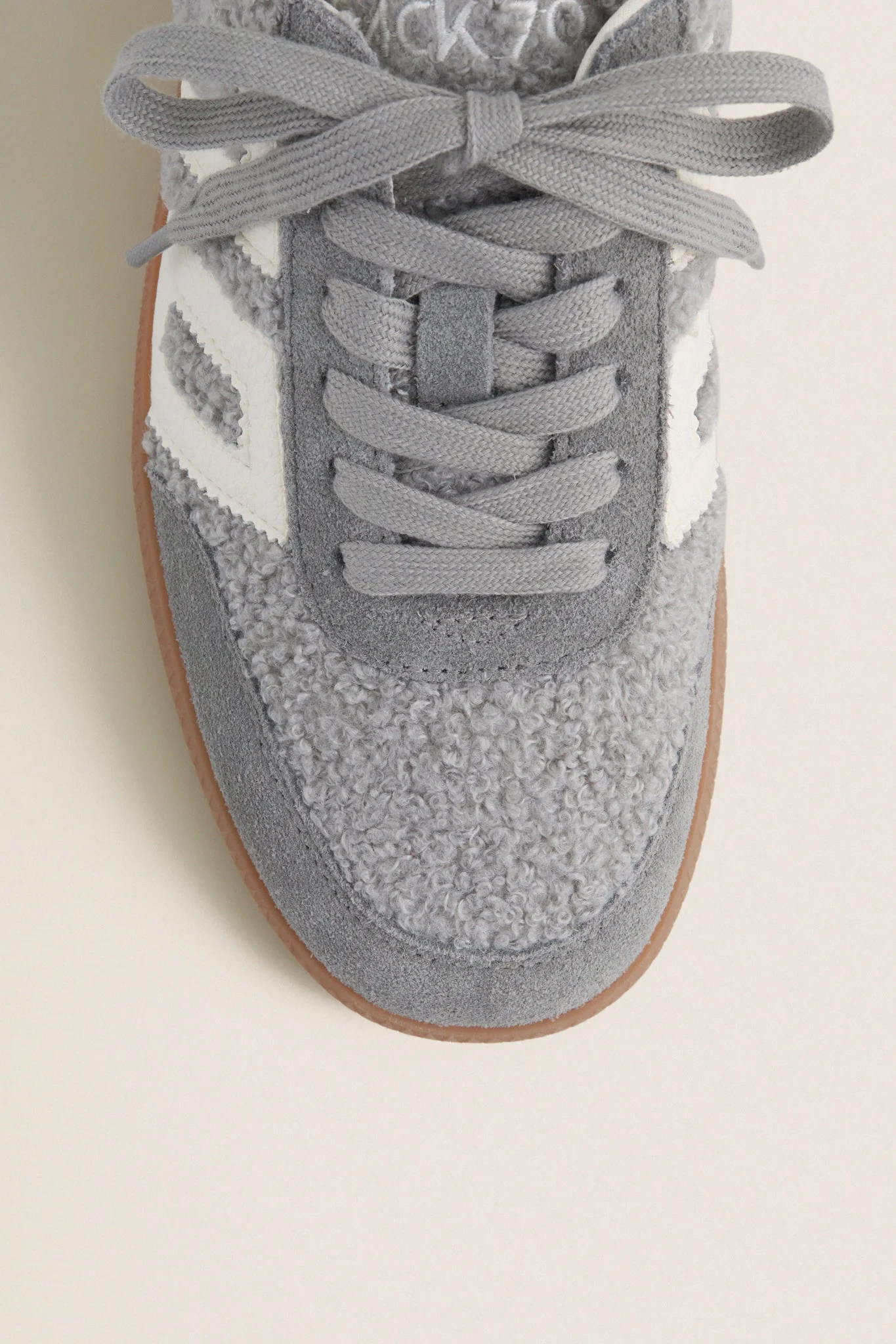 Sea White Teddy Sneakers