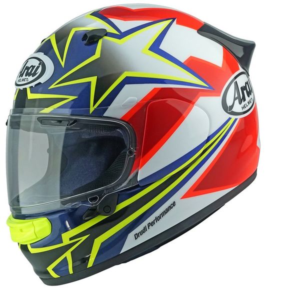 Arai QUANTIC Full-Face Helmet — STAR & STRIPES — RedRef: AI0642