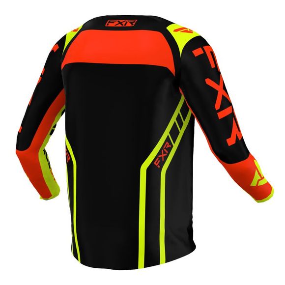 Cross jersey FXR Clutch Pro Black/Nuke Red/Hivis 2022 - BlackRef: FXR0165