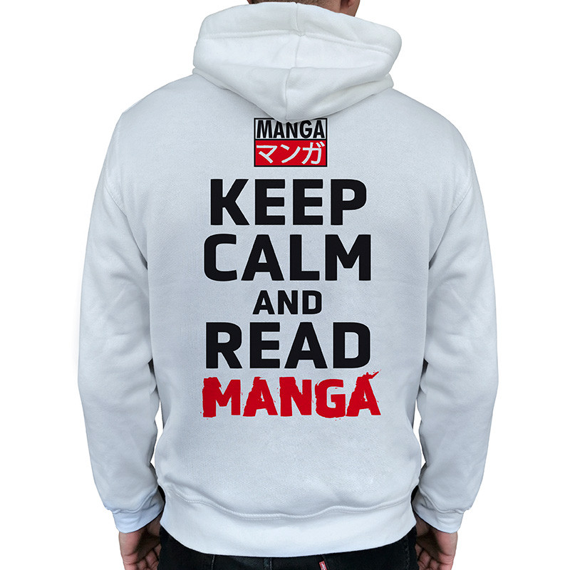 KEEP CALM AND READ MANGA Sweat Asian Art  without zip