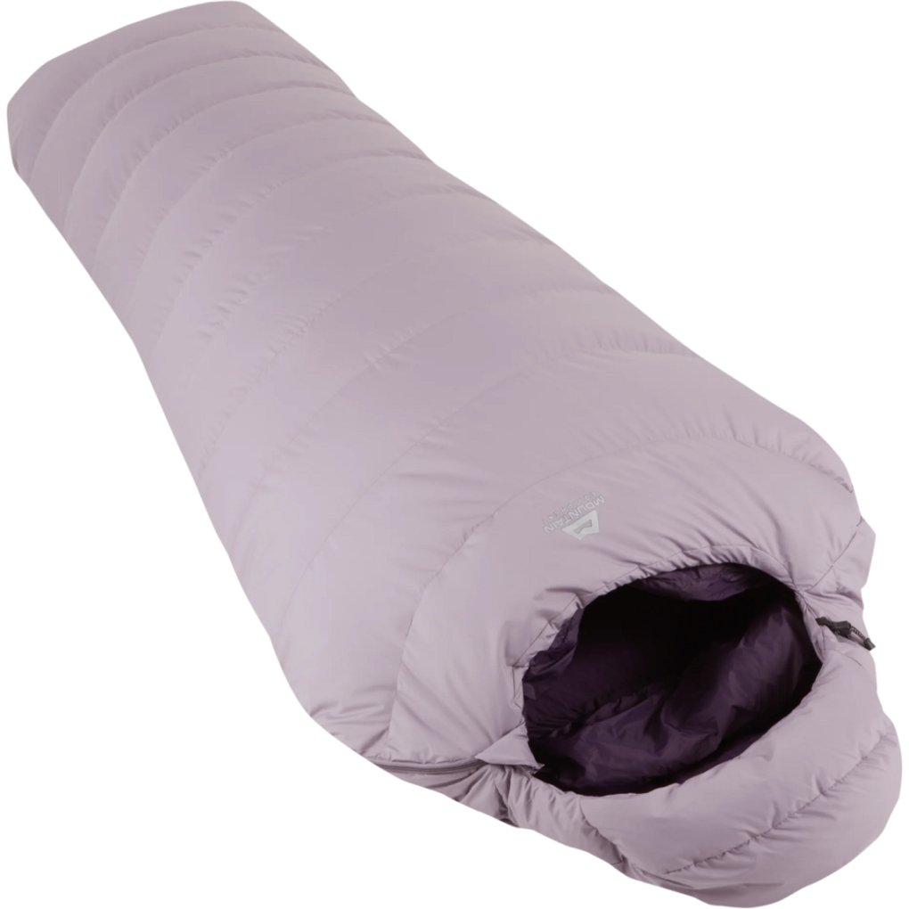 Mountain Equipment Classic 350 Regular Women Sleeping Bag ME-008572 - zip left - allium