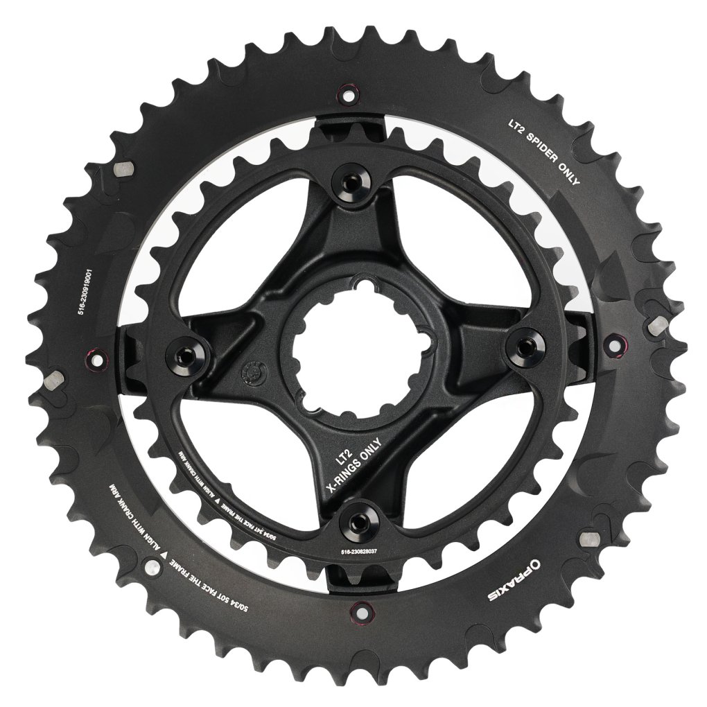 Praxis Works X-Ring Kit Chainring/Spider Set - Road | Direct Mount (3-Bolt) | 2x 10/11/12s - 50/34T