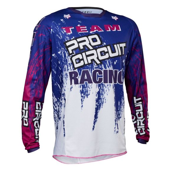Fox 180 PRO CIRCUIT 2023 cross Jersey - Blue / WhiteRef: FX4064