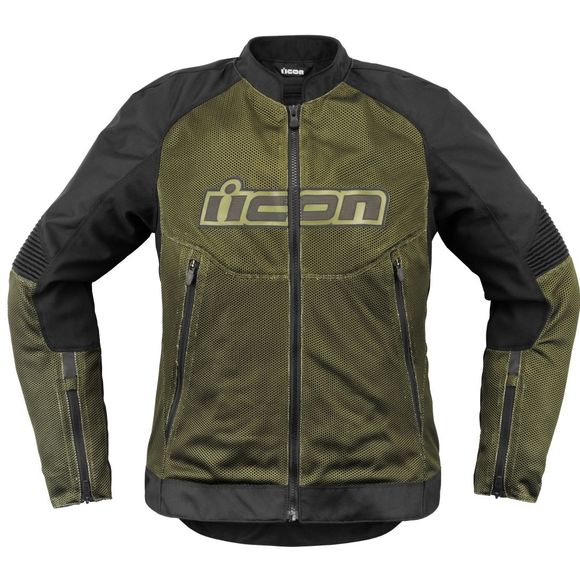 Icon Overlord3 Mesh Women Motorcycle Jacket - GreenRef: IC0877