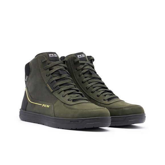 Tcx Boots Mood 2 Gore-Tex® Motorcycle Sneakers - Green / YellowRef: OX0374-CGBYL