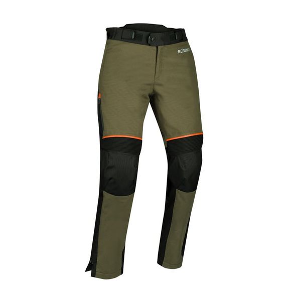 Lady Zephyr Bering Ladyr - Black / Green Motorcycle PantsRef: Br1579-C135