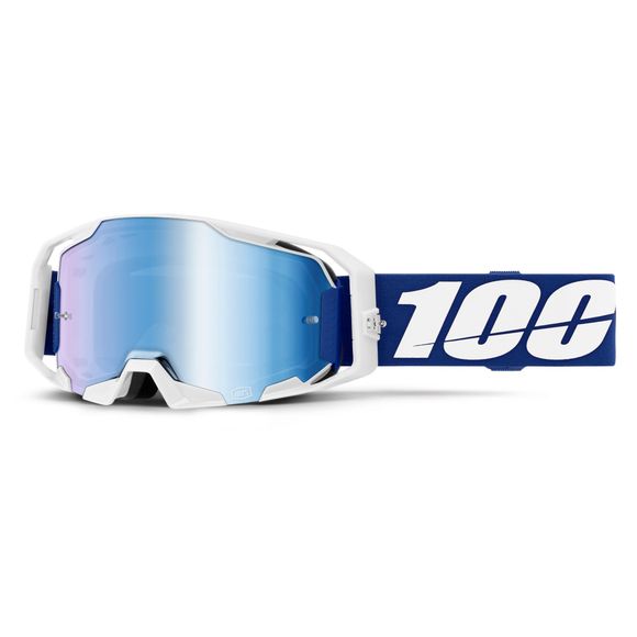 Masque cross 100% ARMATIC - Ecran Mirror Bleu 2025 - BleuRef : CE1489 / 50060-00002