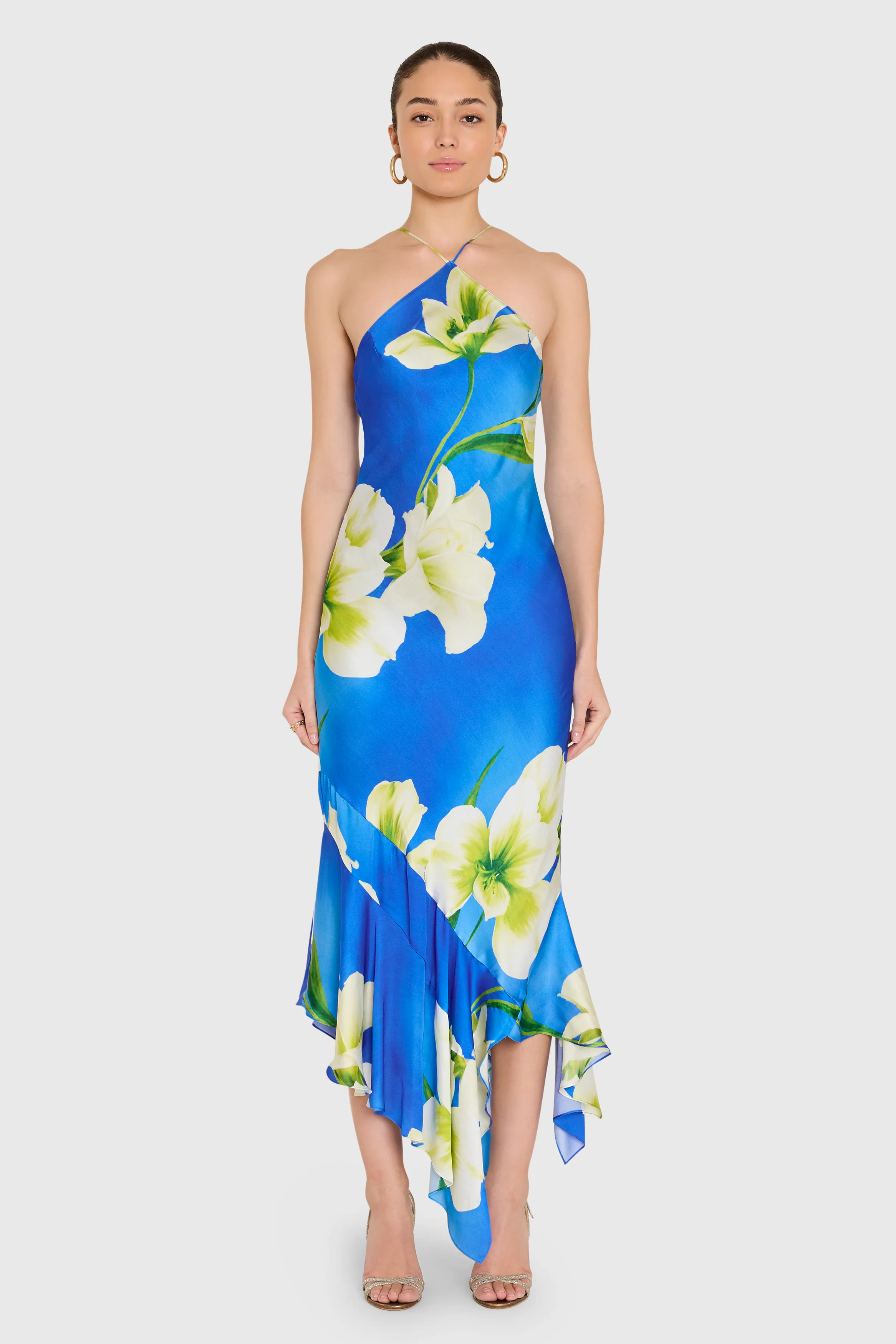 Gabriella Midi Dress In Mallorca