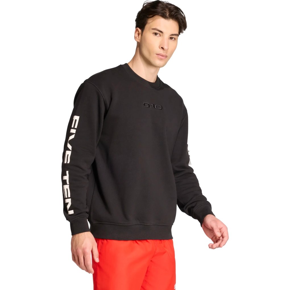 Five Ten Logo Crew Sweatshirt Men - Black