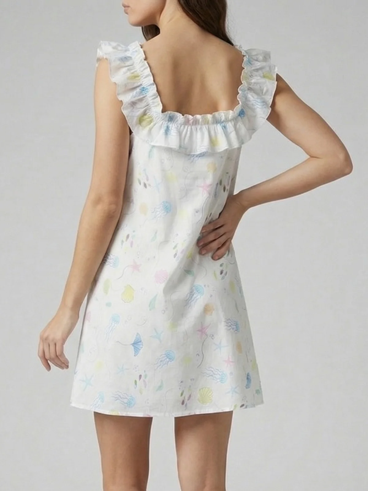 Oceanus x It's 9pm Penelope Sealife Dress