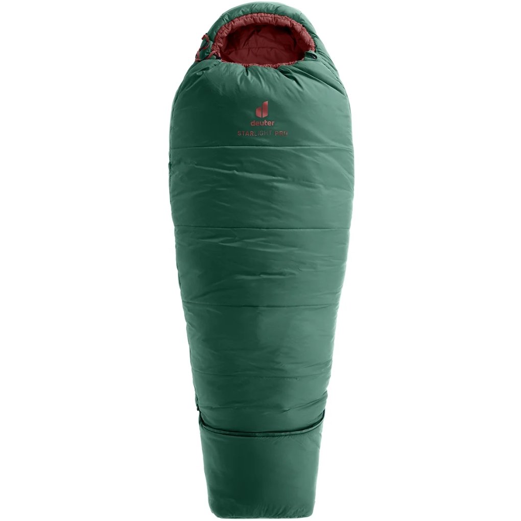 Deuter Starlight Pro Kids Sleeping Bag - seegreen-redwood