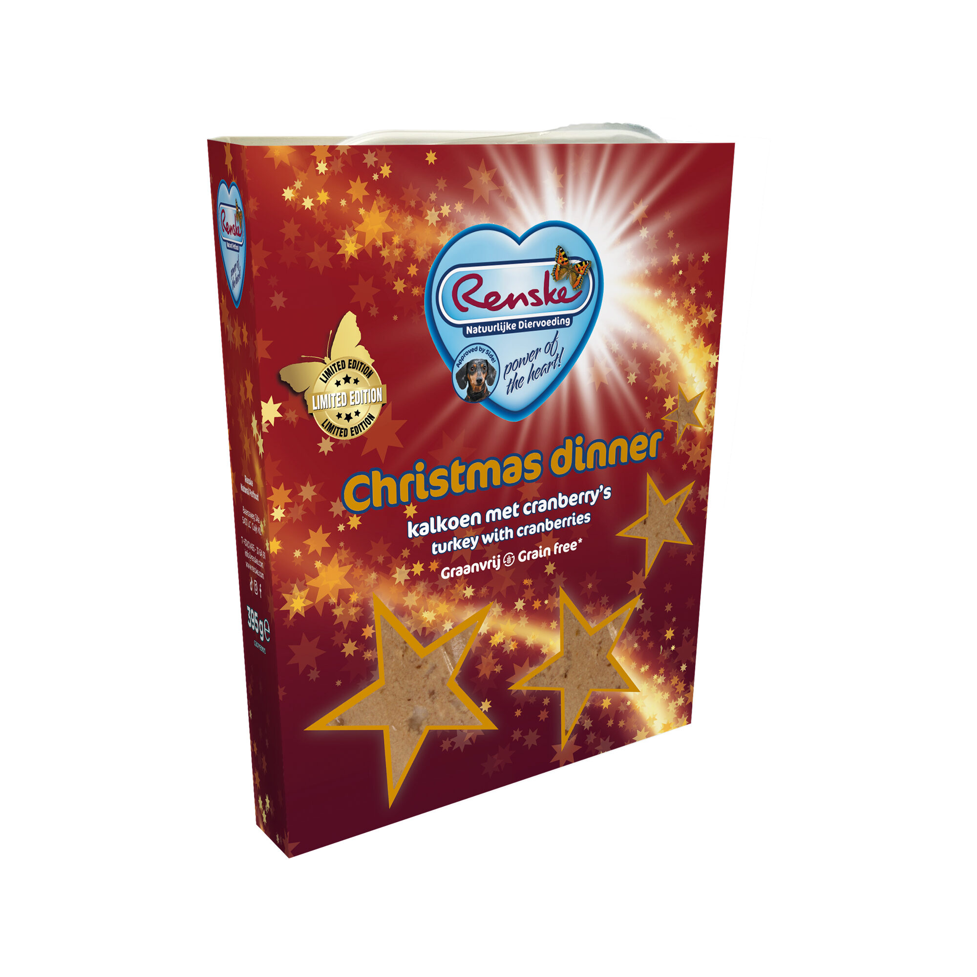 Renske Fresh Christmas Dinner - Turkey with cranberries - 3 x 395 g