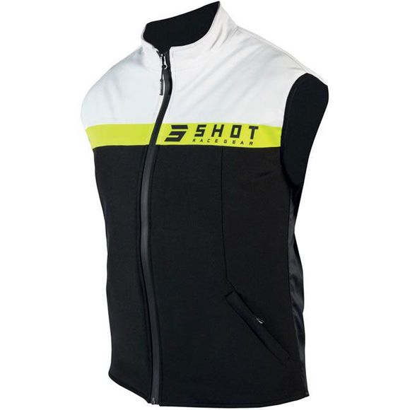 Shot BODYWARMER TEAM enduro jacket - BLACK NEON YELLOW 2024 - Black / YellowRef: SO2014