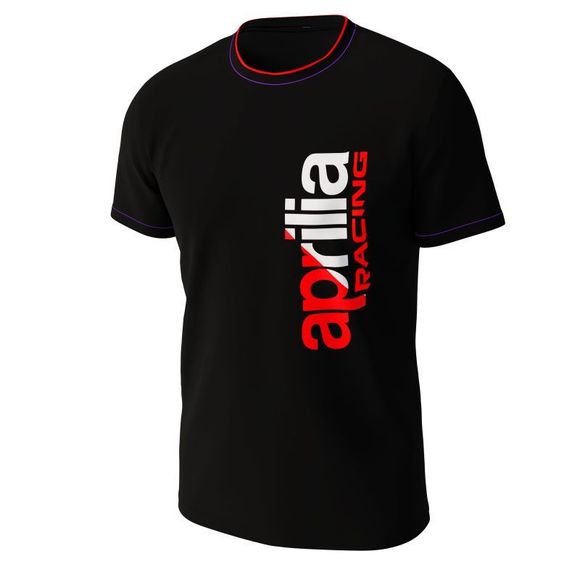 T-Shirt manches courtes Ixon APRILIA 25 - NoirRef : IX2148