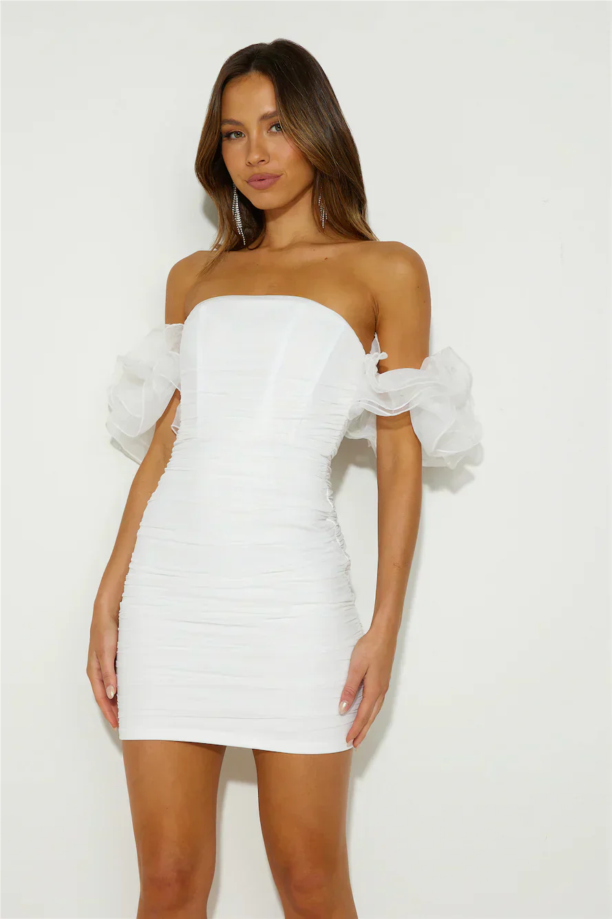Stardust Muse Dream Walker White Mini Dress