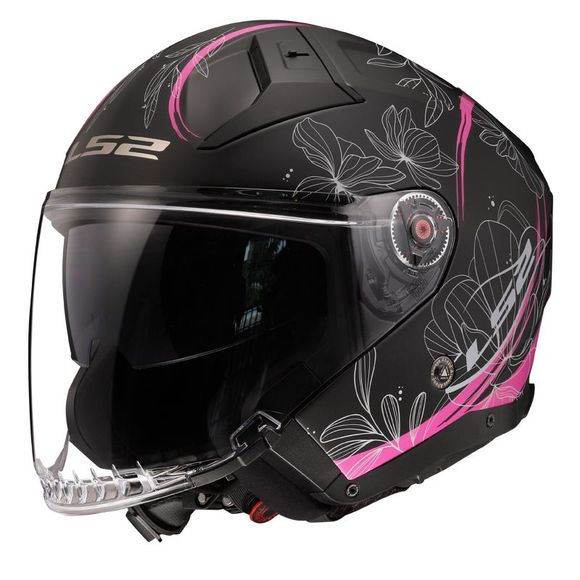 Jet LS2 of603 Infinity II helmet - Lotus - Black / RoseRef: LS0797